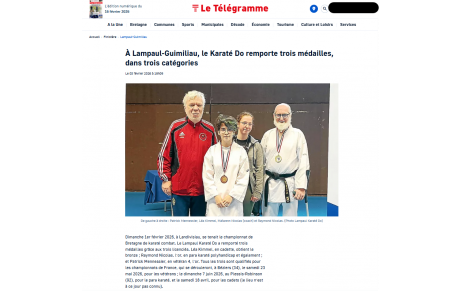 championnat de Bretagne combat : cadet, vétéran et para fevrier 2026